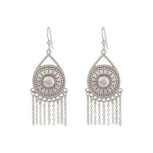 Brighton Marrakesh Neutral Fringe Earrings NWT MSRP: $70